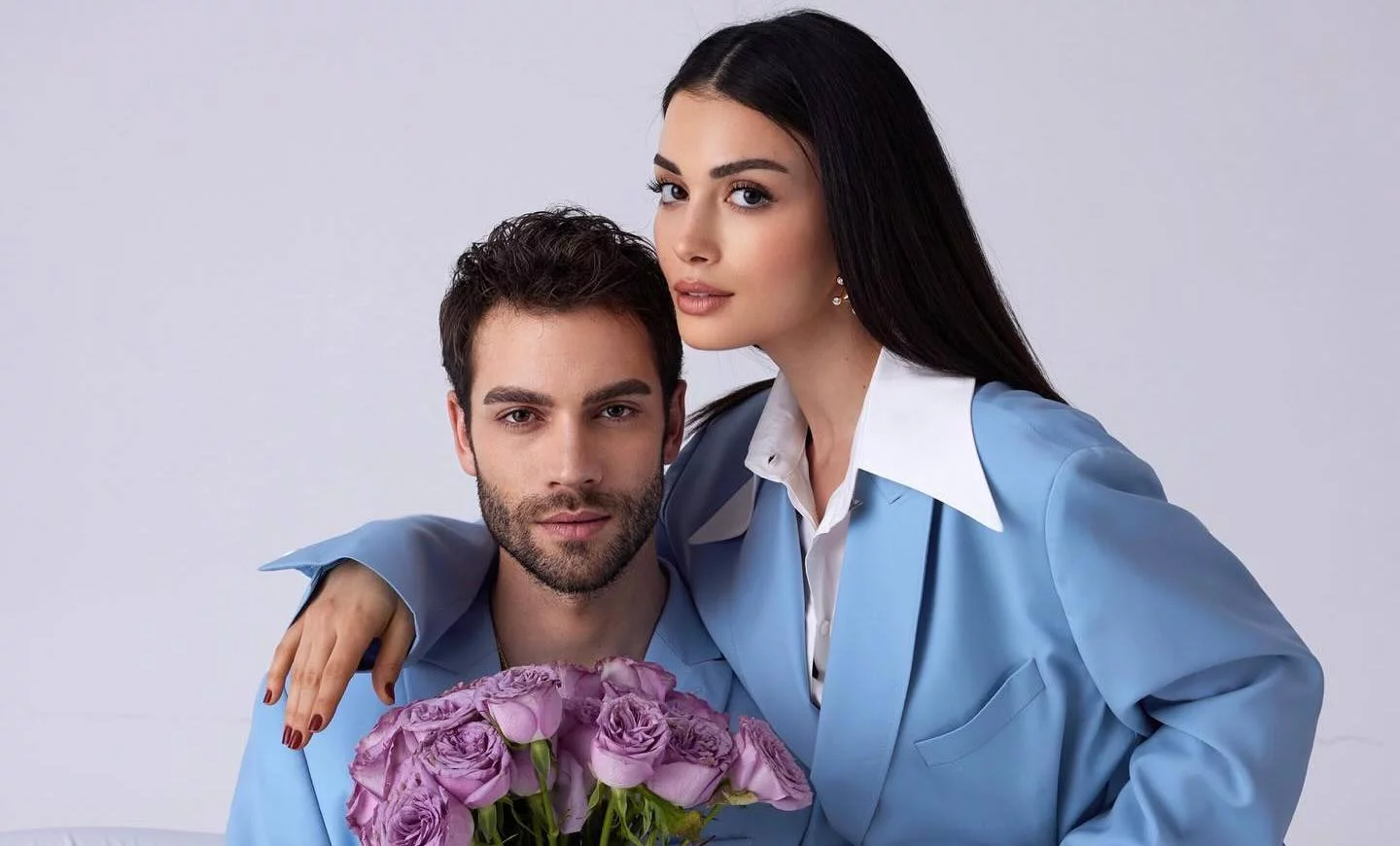 Burak Berkay Akgül and Özge Yağız in an interview for Şamdan Plus magazine  (February 2024) | DiziClub